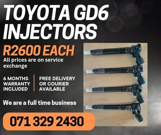 Toyota Gd6 Diesel Injectors For Sale With Warranty