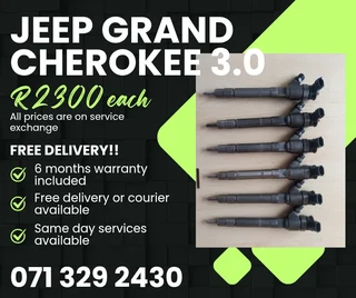 Jeep Cherokee 3.0 Diesel Injectors For Sale With Warranty
