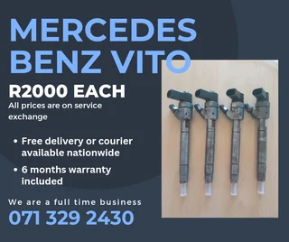 Mercedes Benz Vito Diesel Injectors For Sale With Warranty
