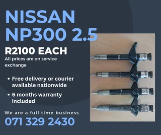 Nissan Np300 2.5 Diesel Injectors For Sale With Warranty