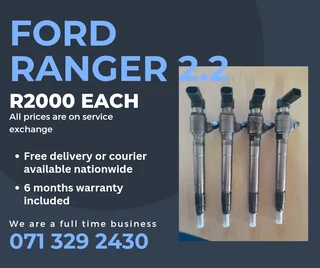 Ford Ranger 2.2 Diesel Injectors For Sale With Warranty