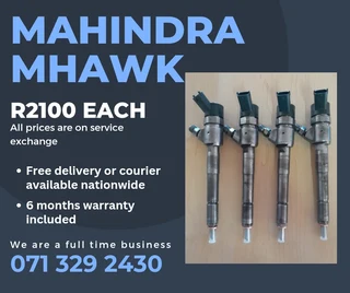 Mahindra Mhawk Diesel Injectors For Sale With Warranty