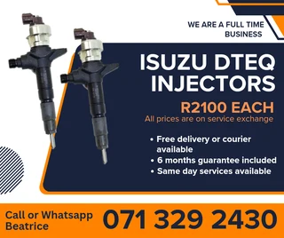 Isuzu Dtec Injectors For Sale With Warranty
