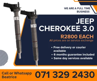 Jeep Cherokee 3.0 Injectors For Sale With Warranty