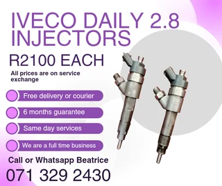 Iveco Daily 2.8 Injectors For Sale With Warranty