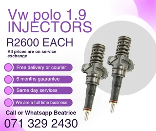 Vw Polo 1.9 Injectors For Sale With Warranty