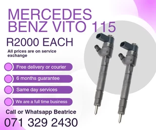 Mercedes Benz Vito Diesel Injectors For Sale With Warranty