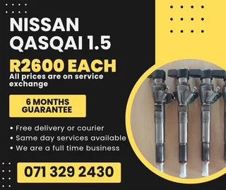 Nissan Qasai 1.5 Injectors For Sale Qith Warranty