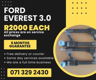 Ford Everest 3.0 Injectors For Sale With Warranty