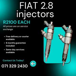 Fiat 2.8 Injectors For Sale With Warranty