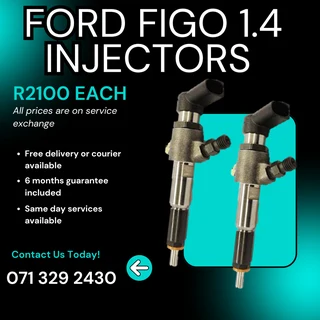 Ford Figo 1.4 Injectors For Sale With Warranty
