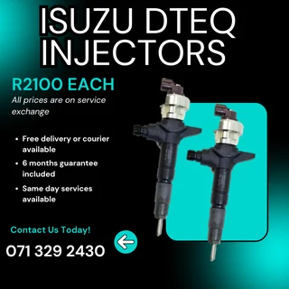 Isuzu Dteq Injectors For Sale With Warranty