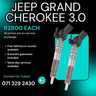 Jeep Grand Cherokee 3.0 Injectors For Sale With Warranty