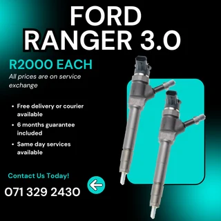 Ford Ranger 3.0 Injectors For Sale With Warranty