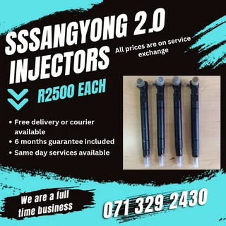 Ssangyong 2.0 Injectors For Sale With Warranty