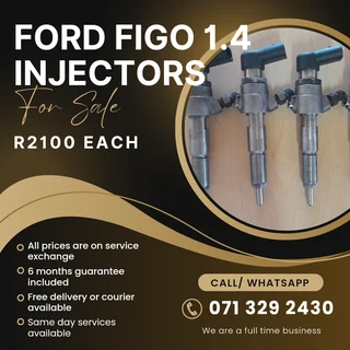 Ford Figo 1.4 Injectors For Sale With Warranty
