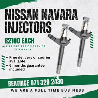 Nissan Navara Injectors For Sale With Warranty