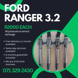 Ford Ranger 3.2 Injectors For Sale With Warranty