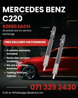 Mercedes Benz C220 Diesel Injectors For Sale With Warranty