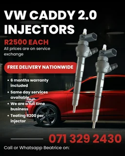 Vw Caddy 2.0 Injectors For Sale With Warranty