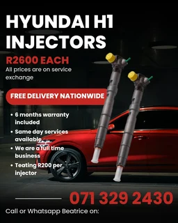 Hyundai H1 Injectors For Sale With Warranty