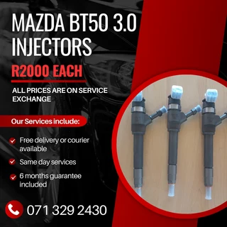 Mazda Bt50 3.0 Injectors For Sale With Warranty