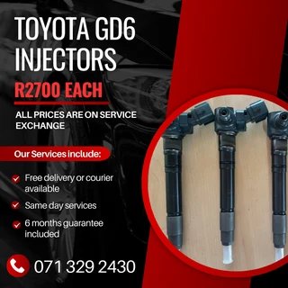 Toyota Gd6 Injectors For Sale With Warranty