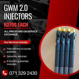 Gwm 2.0 Injectors For Sale With Warranty