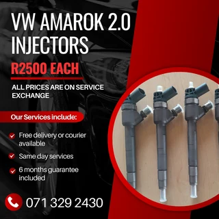 Vw Amarok 2.0 Injectors For Sale With Warranty