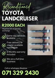 Toyota Landcruiser Injectors For Sale With Warranty