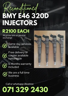 Bmw E46 320 Injectors For Sale With Warranty On
