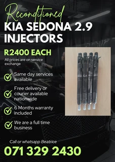 Kia Sedona 2.9 Injectors For Sale With Warranty