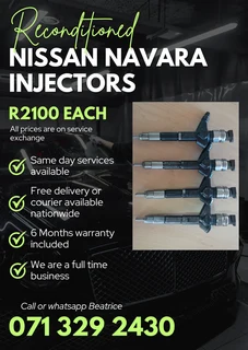 Nissan Navara Yd25 Injectors For Sale With Warranty