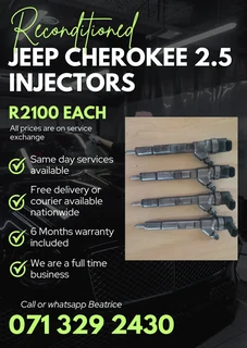 Jeep Grand Cherokee 2.5 Diesel Injectors For Sale With Warranty