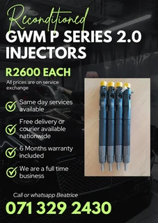 Gwm P Series 2.0 Injectors For Sale With Warranty
