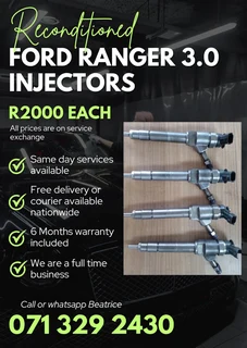 Ford Ranger 3.0 Diesel Injectors For Sale With Warranty