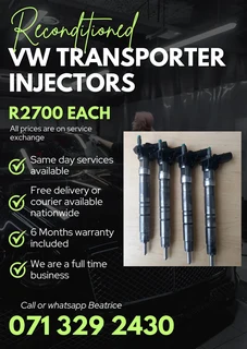 Vw Transporter Diesel Injectors For Sale With Warranty