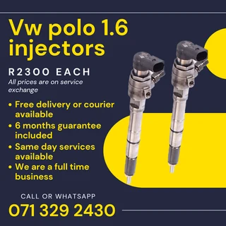 Vw Polo 1.6 Injectors For Sale With Warranty