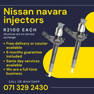Nissan Navara Injectors For Sale With Warranty