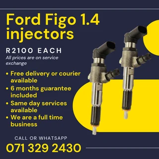 Ford Figo 1.4 Injectors For Sale With Warranty