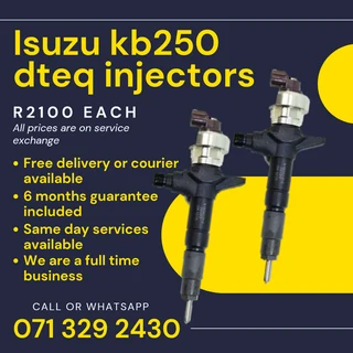 Isuzu Kb250 Dtec Injectors For Sale With Warranty