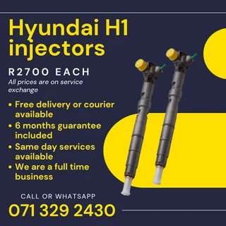Hyundai H1 Injectors For Sale With Warranty