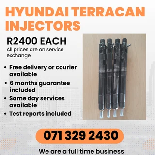Gyundai Terracan 2.9 Injectors For Sale With Warranty