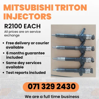 Mitshibishi Triton Injectors For Sale With Warranty