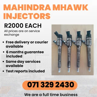 Mahindra Mhawk Injectors For Sale With Warranty