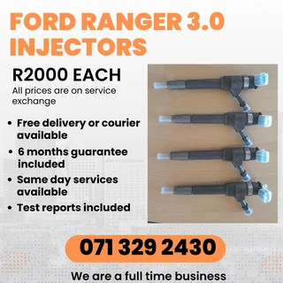 Ford Ranger 3.0 Injectors For Sale With Warranty