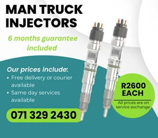 Man Truck Injectors For Sale With Warranty