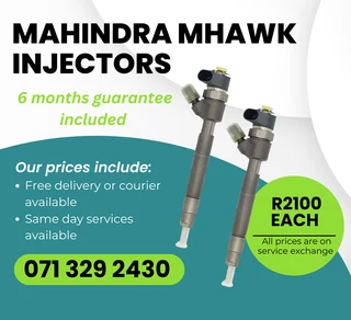 Mahindra Mhawk Injectors For Sale With Warranty