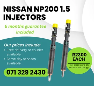 Nissan Np200 Injectors For Sale With Warranty