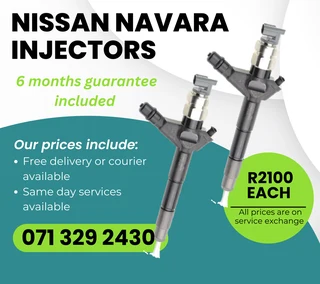 Nissan Navara Injectors For Sale With Warranty